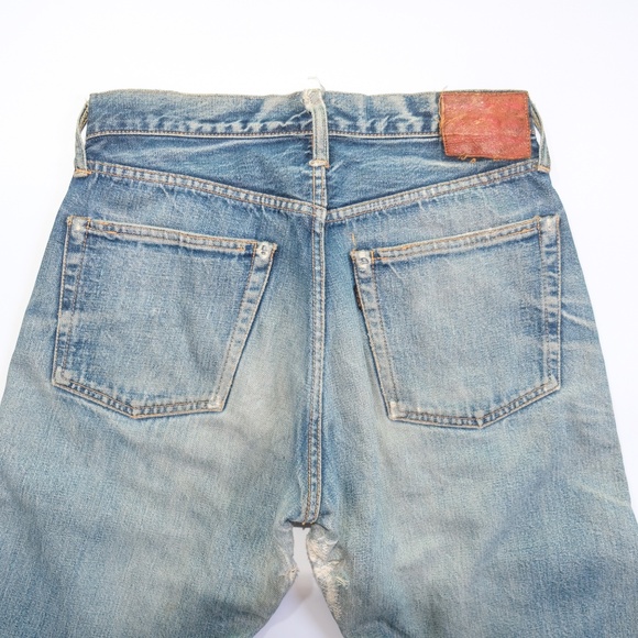 Vintage sewing chop by john bull selvedge distressed jeans (japan) - Picture 9 of 10